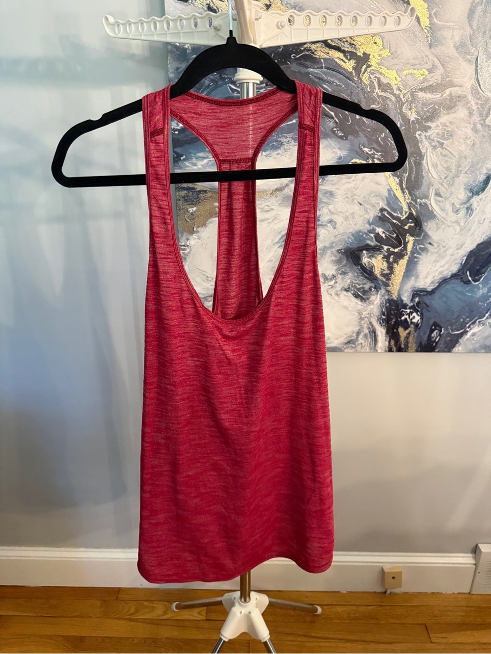 lululemon athletica Heathered Raspberry Racerback Tank